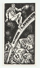 FRED MICOS: Exlibris für R. Johansson