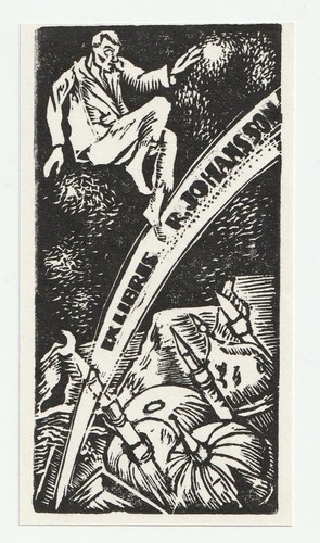 Fred micos exlibris - fred, für