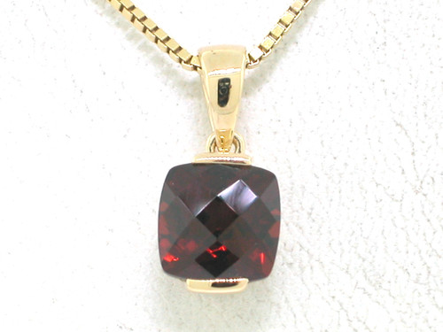 Granat anhänger 585 - granat,