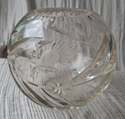 Kugel vase bleikristall - kugel,