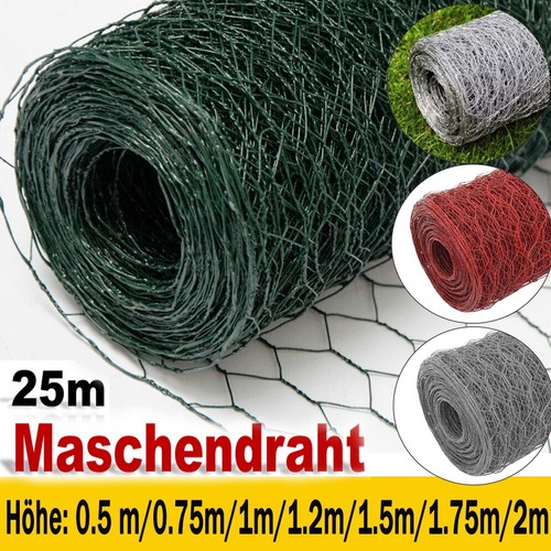 25m maschendraht eck - 25m, 6-eck