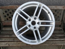 1x Alufelge 19 Zoll 11.0" 5x130 48ET Glanz Silber 99136214601 Porsche Carrera