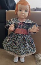 Alte Puppe Celluloid Minerva 48 cm groß für Sammler und Liebhaber