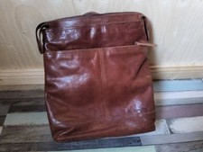 Leder Rucksack braun Spikes