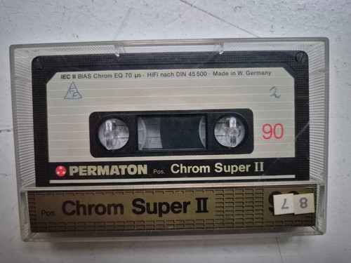 Audiokassette permaton chrom - audiokassette,