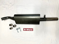 TA Technix Sportauspuff 1x60mm scharf für VW Golf 2 II 19E ABE EVOG2E60 ESD