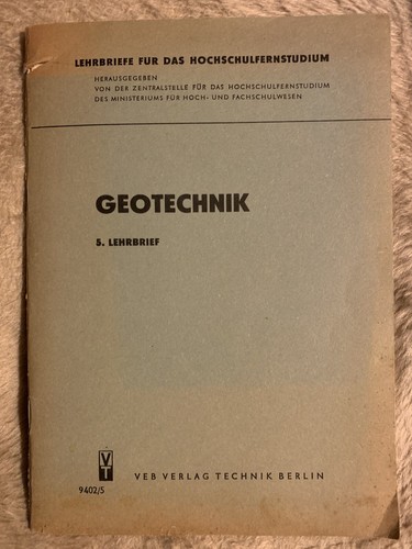 Geotechnik grundbau - geotechnik,