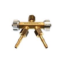 Doppelabzweigventil für