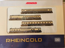 Spur N Arnold 0144 Rheingold-Set Zugset 4-teilig alle Wagen 1. Klasse in OVP