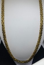 -== Gold Königskette - Herren - vergoldet - Edelstahl - Halskette - NEU ==-