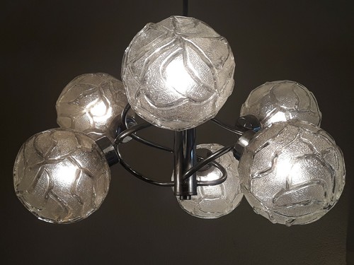 70er lampe deckenlampe - lampe, glas