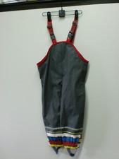 graue Matsch Latzhose Gr. 98/104 von Lupilu