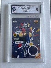 Topps Barcelona Team Set - Relic Card - Jules Kounde - MGC Graded 9