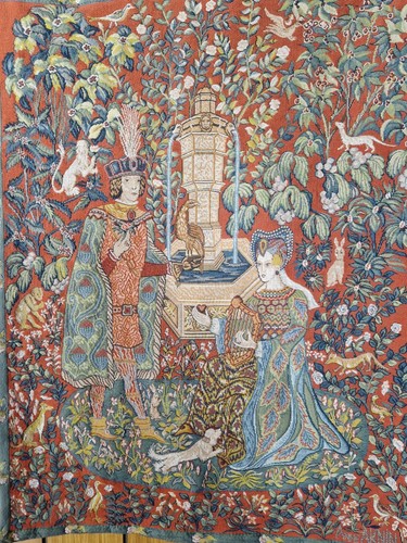 Wandteppich gobelin roman - le,