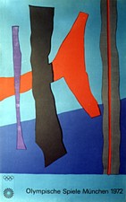 1972 Olympic Art Poster