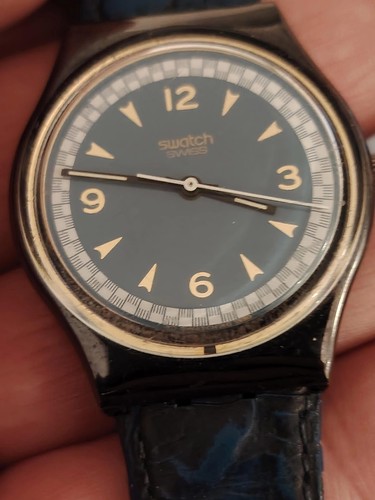 Swatch ascot bleu uhr - uhr, 1990