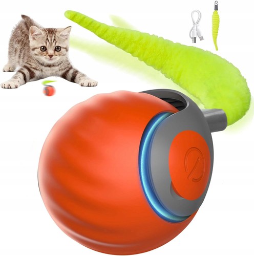 Fluchtkatzenball mit feder - mit,