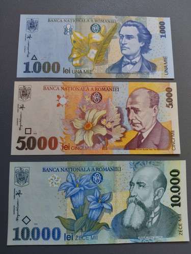 1000 5000 lei 1998 - 1000, lei.