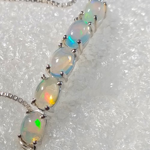 Natur welo opal - opal, 925