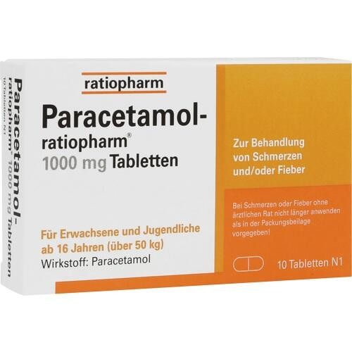 Paracetamol ratiopharm 000 - paracetamol-ratiopharm, 1.000