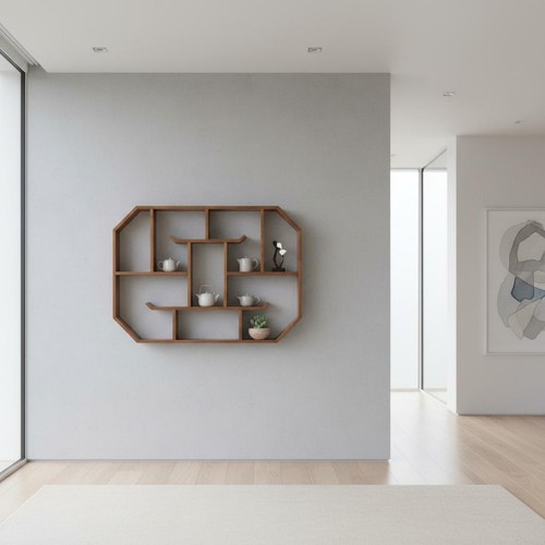Teeregal aus holz dekorativ - aus,