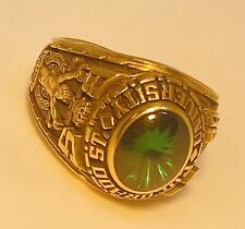 10 K Gold großer Herren Ring Colorado Universität 1988