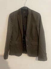 Blazer Esprit Gr. 38 Wolle Viskose Neu Braun