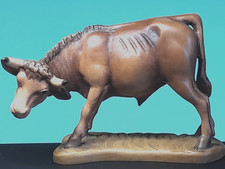 Krippenfiguren Holz geschnitzt LEPI Heimatliche Krippe 12cm,  dazu schöner Ochse