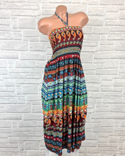 Damen boho kleid - damen,