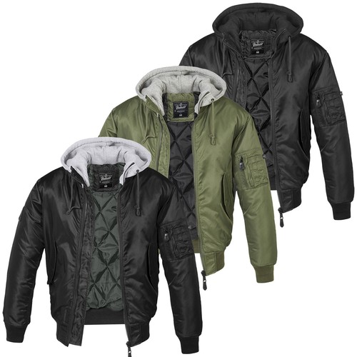 Brandit ma1 jacke sweat - brandit, hooded