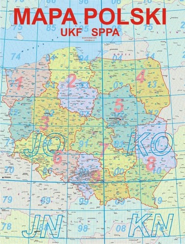 Karte von polen - karte, bezirken
