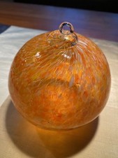 Glaskugel Fensterkugel Dekokugel orange Ø 12 cm Ars vitraria