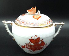 Herend Ungarn Apponyi orange Zuckertopf Nr. 665 Handmalerei Zuckerdose