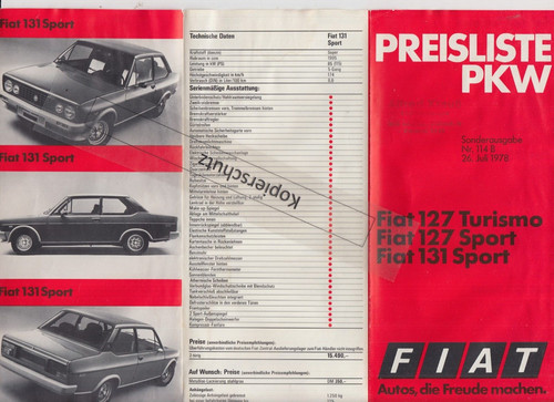 Fiat 127 turismo sport 131 - sport,