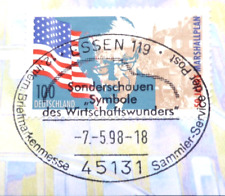 BRD  Sonderstempel 1998, Essen. Sonderschau Symbole des Wirtschaftswunders