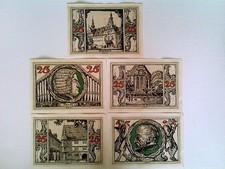 Banknoten, Notgeld, Stadt