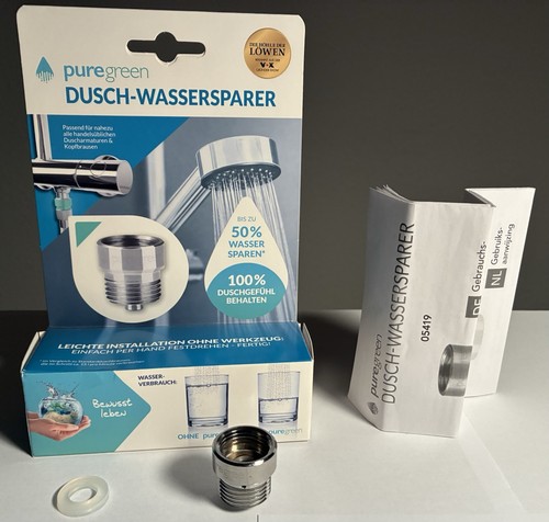 Puregreen dusch wassersparer - puregreen, dusch-wassersparer