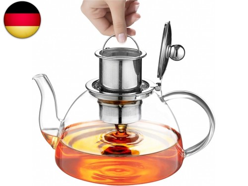 Teekanne glas mit - glas,,