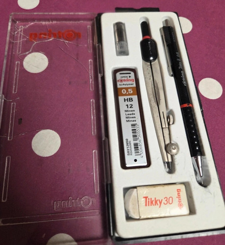 Rotring zirkelkasten mit - rotring,