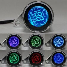 12V Chrom LCD Digital Motorrad