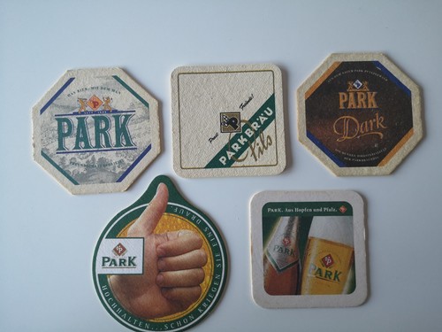 Parkbräu bierdeckel park - 5,