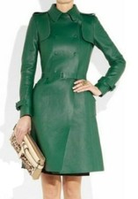 Damen Echtleder Kleid Cocktail