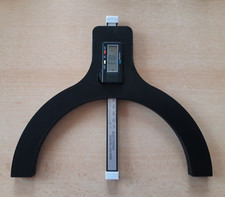 Digital Messschieber Kunststoff Tiefenmesser Messuhr Fräsmaschine Einstelluhr sw