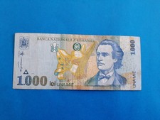 1 x 1000 Lei Rumänien / Geldschein Banknote von 1998 '