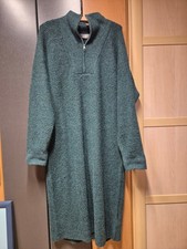 Strickkleid  Gr. L   *  Tom Tailor  * grün uni,  kaum  getragen,  neuwtg.