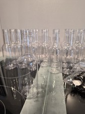 Likörflaschen, Plastik, 150 ml, 24 Stück, inkl. Deckel