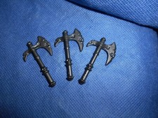 Playmobil Ritter Pirat 3 X Streitaxt Axt anthrazit für Geisterpirat Set top