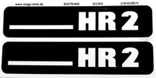 Hercules Hobby Rider HR 2 Mofa Trittbrett Seitendeckel Aufkleber Dekor Schriftzu