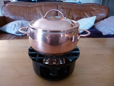 Spring Culinox,Gourmet-Koch,12teilig Fondue /Feuerzangenbowle mit Rechaud,2 in 1