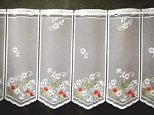 Blumen Scheibengardine Bistro